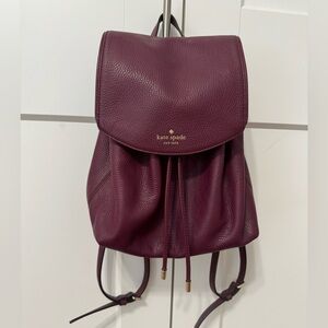 Kate Spade Backpack. Color Red/Purple